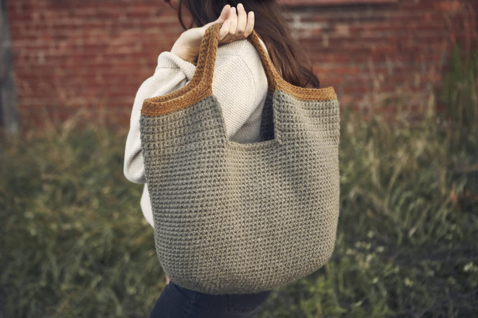 carryall tote bag free crochet bag pattern