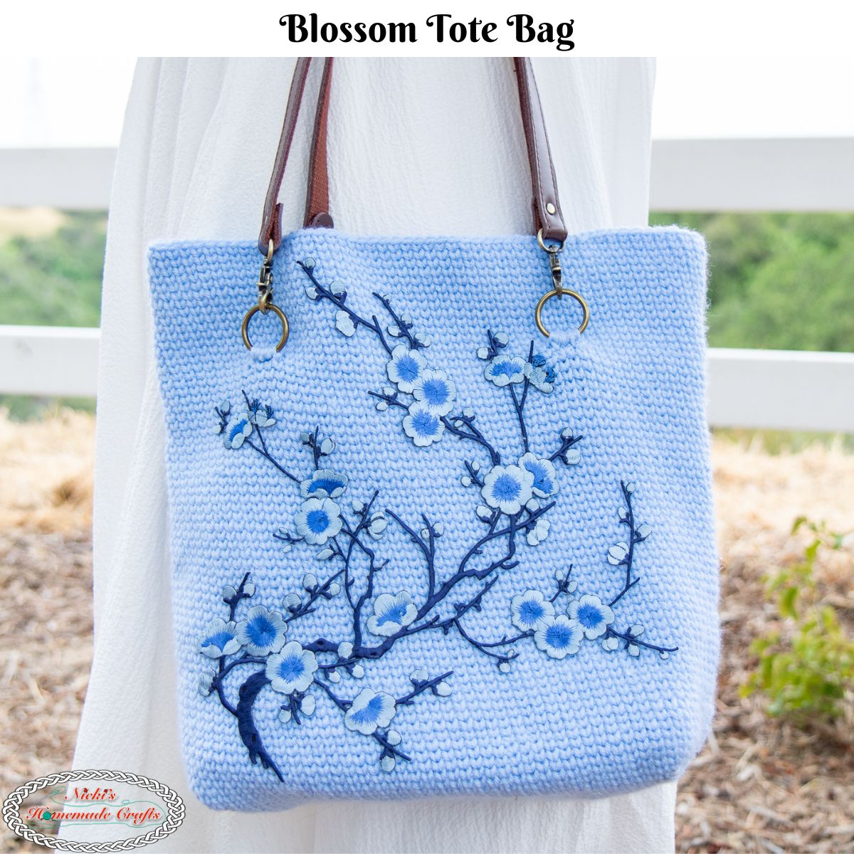 Blossom Crochet Tote Bag free pattern