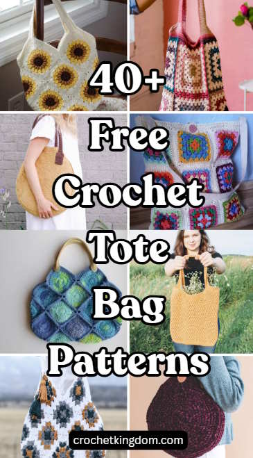 40+ Free Crochet Tote Bag Patterns You’ll Absolutely Love