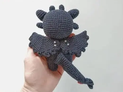 Crochet Toothless dragon wings Crochet Toothless dragon wings