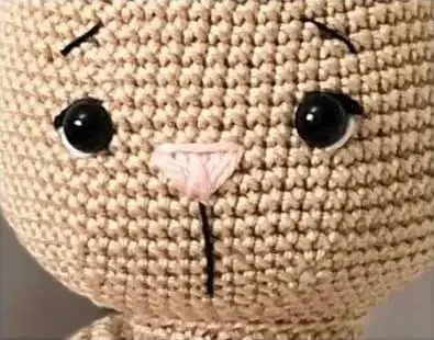 Design of the bunny's face