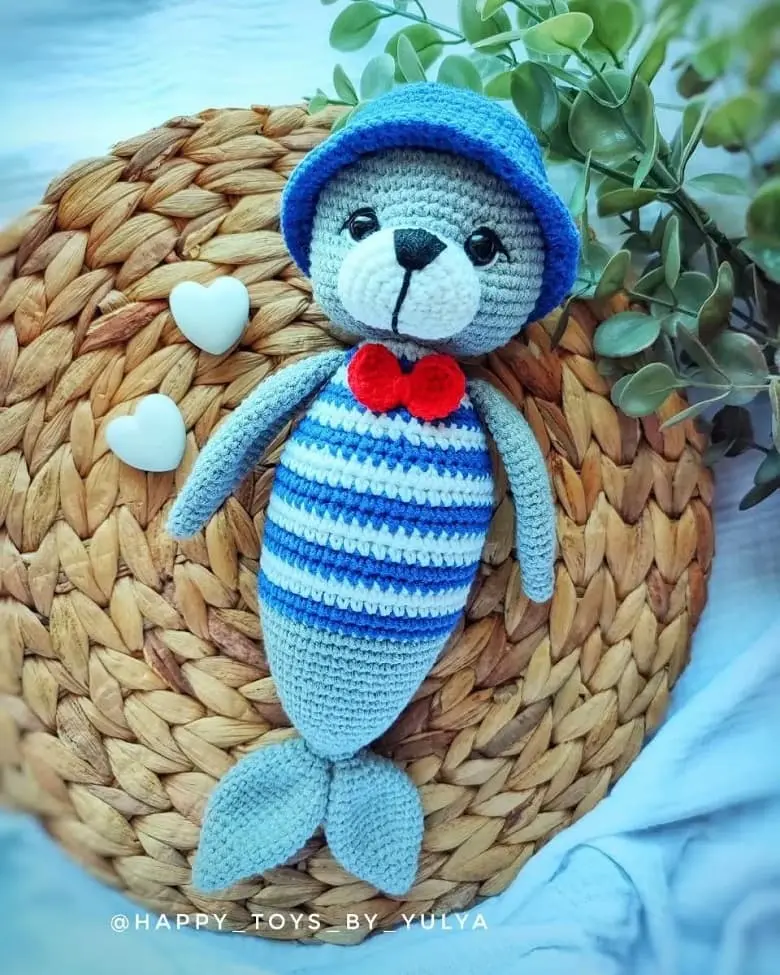 Amigurumi fur seal pattern