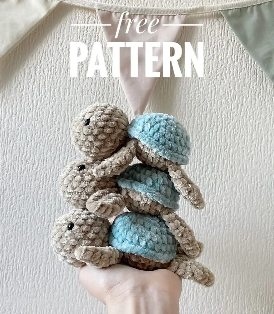 Crochet turtle amigurumi