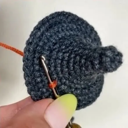 Crochet witch hat