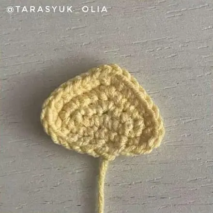 Crochet duck beak