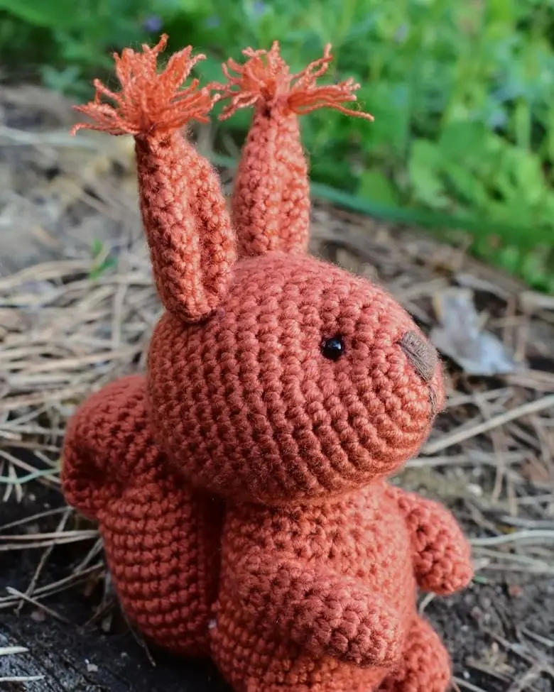 Amigurumi squirrel