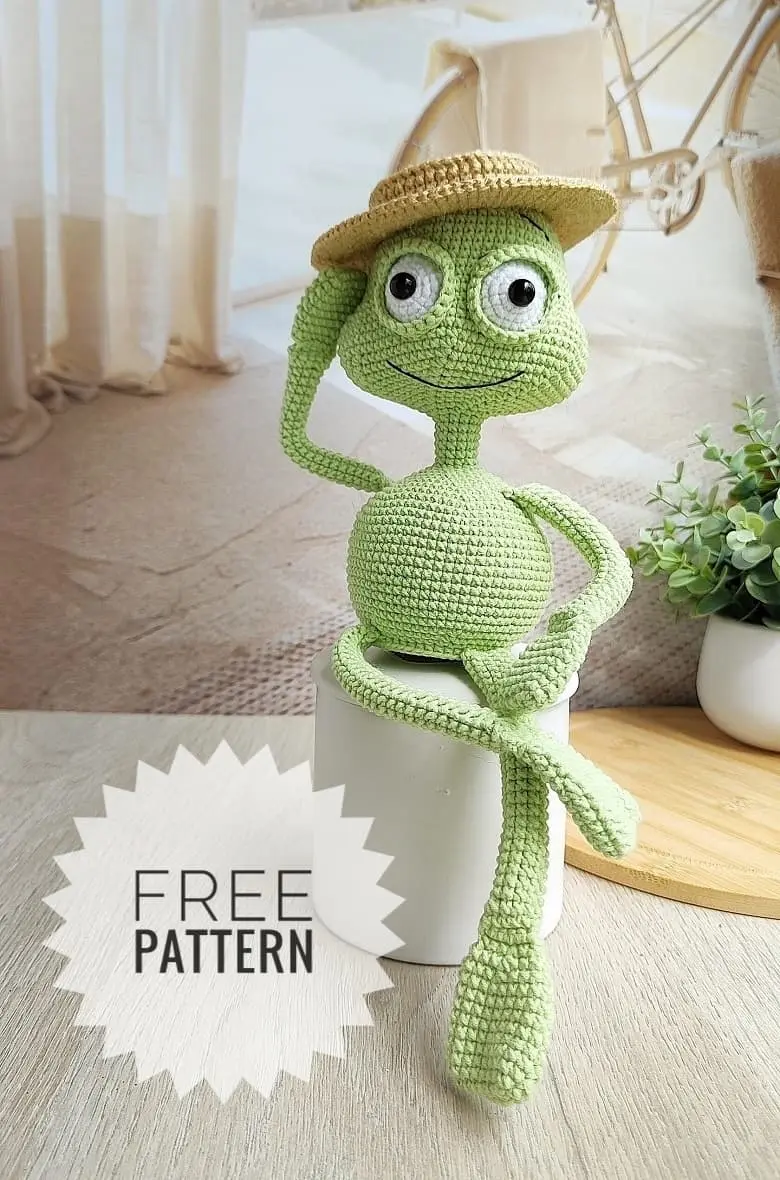 Amigurumi frog free pattern