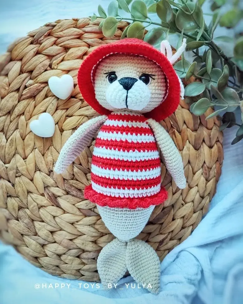 Crochet fur seal pattern