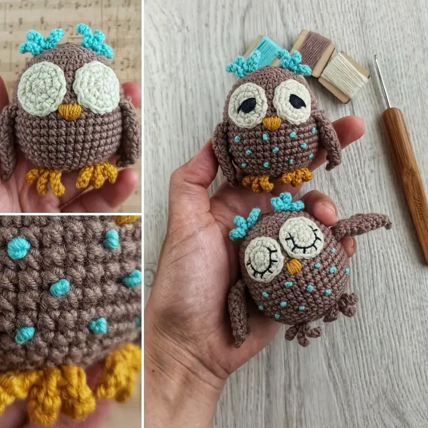 Crochet owl amigurumi tutorial Crochet owl amigurumi tutorial