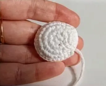 Crochet Dalmatian dog muzzle
