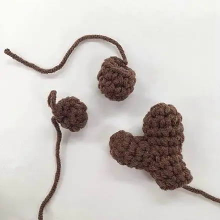 Amigurumi reindeer: horns Amigurumi reindeer horns