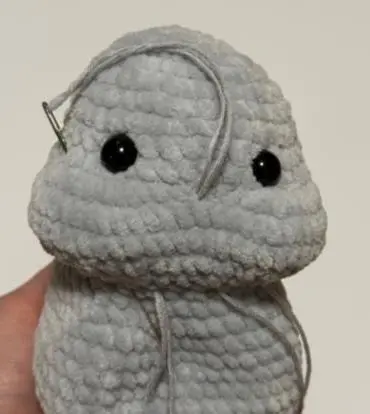 Crochet hamster tutorial face sculpting