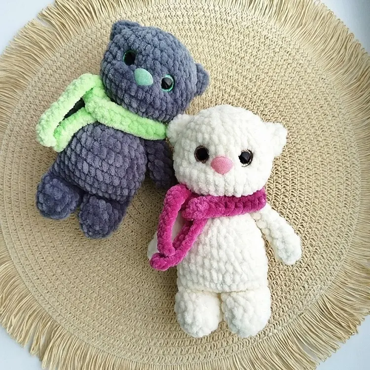 Amigurumi plush kitten free pattern