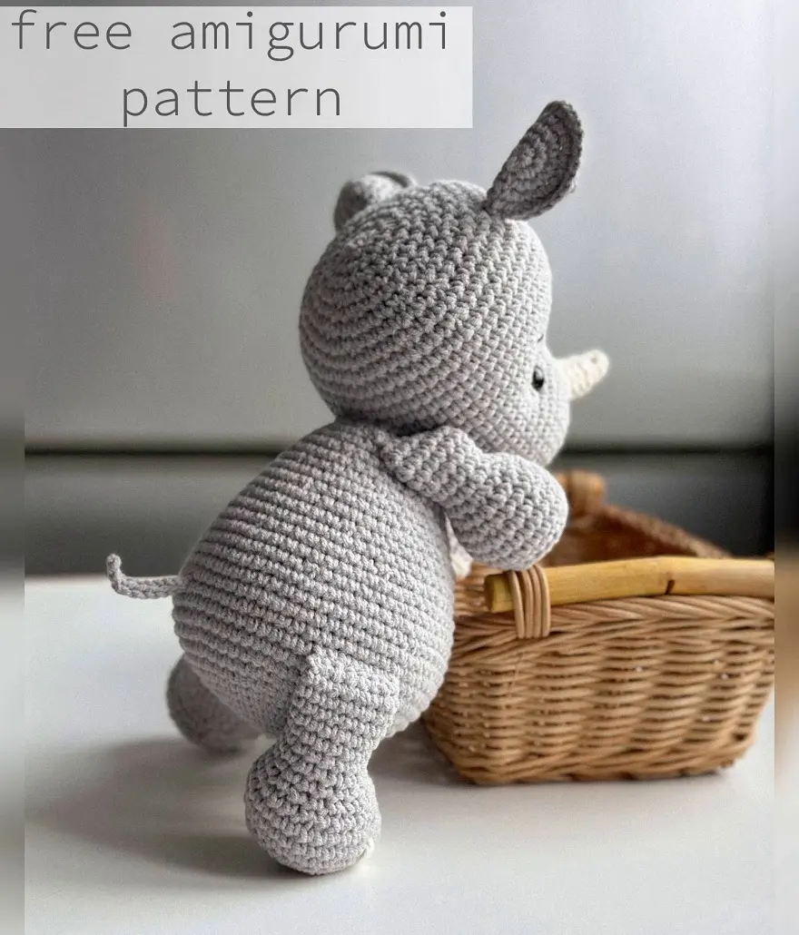 Crochet rhino free pattern