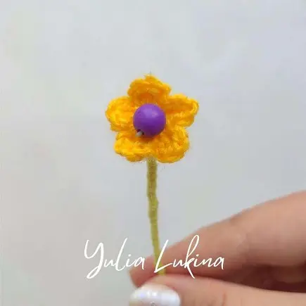 Crochet flower tutorial