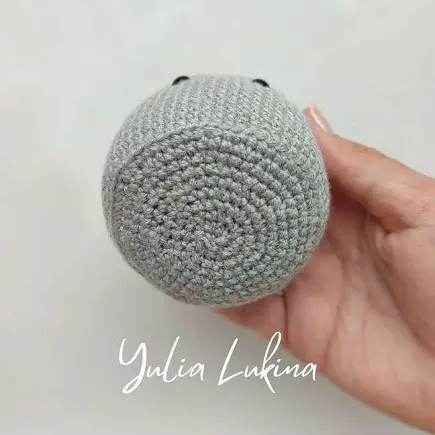 Crochet cat pattern body