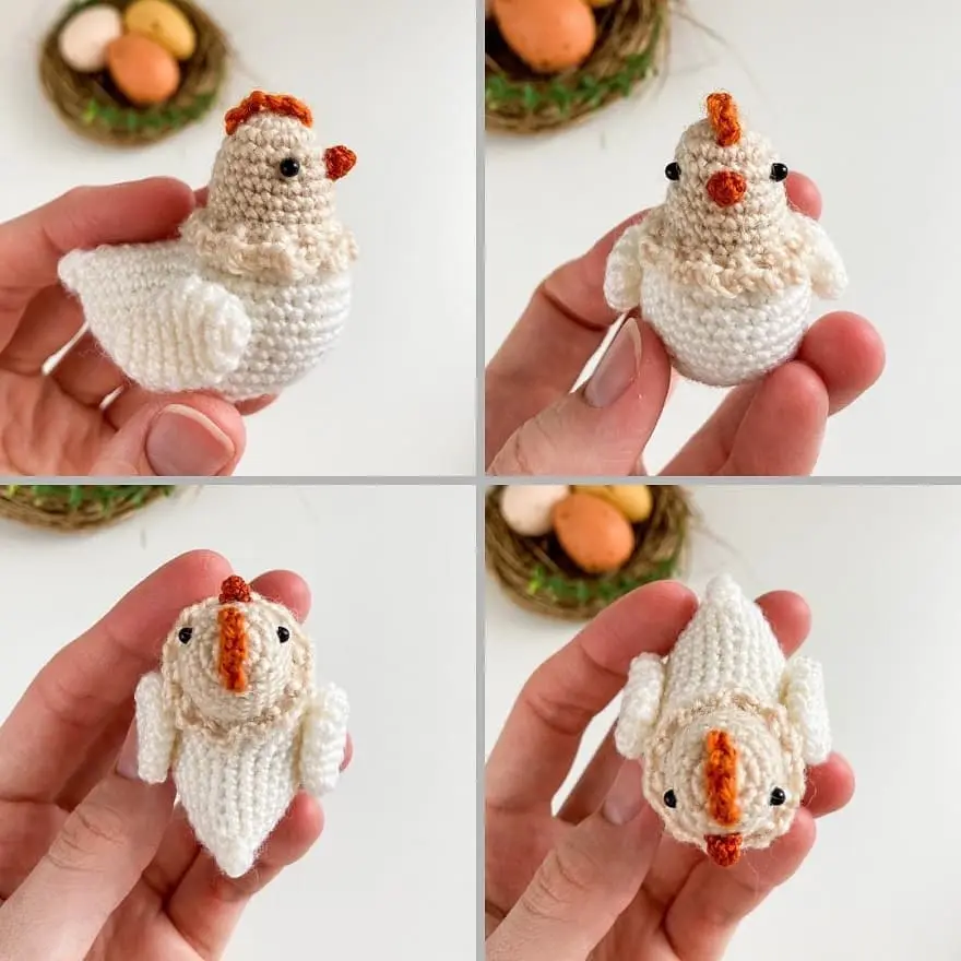 Crochet chicken pattern