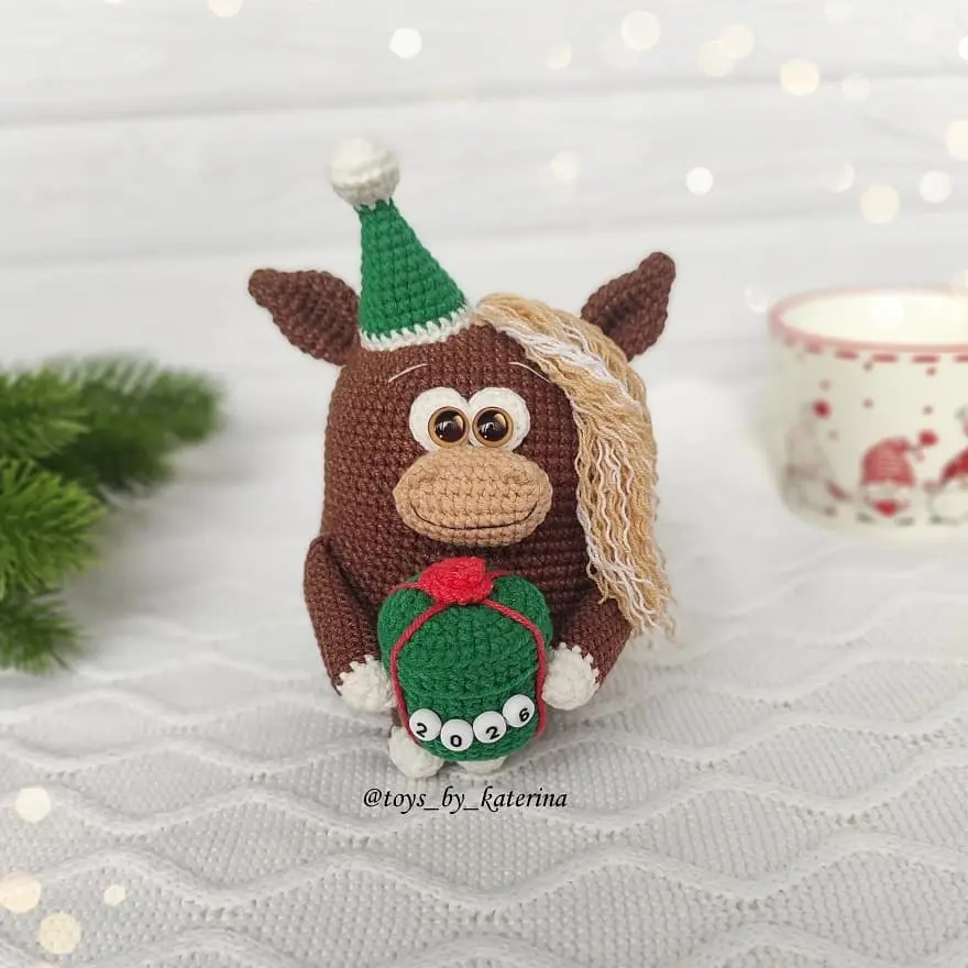 Free amigurumi cute horse pattern