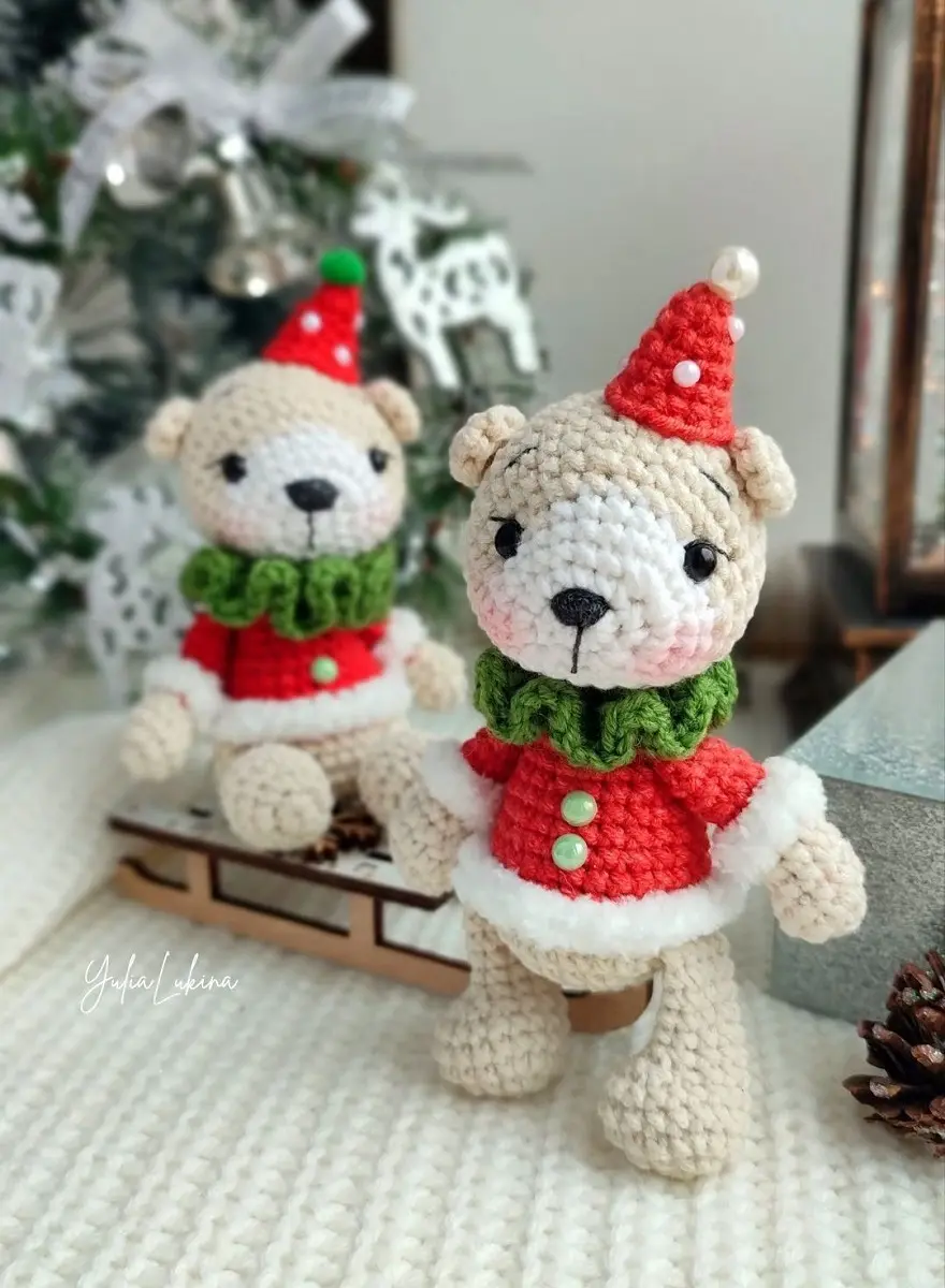 Amigurumi winter bear free pattern