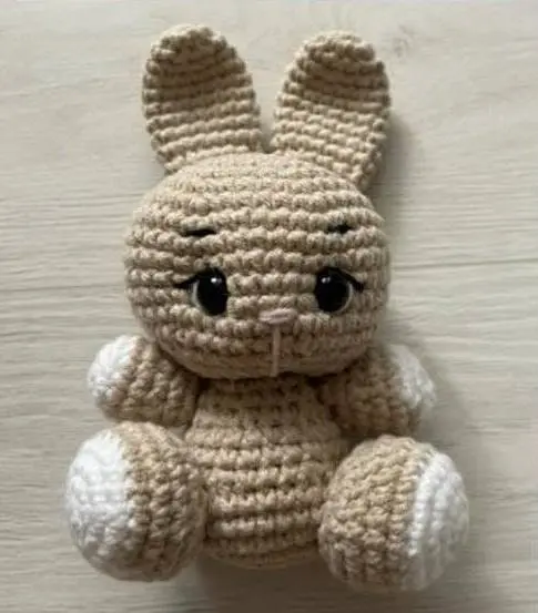 Crochet bunny assembly