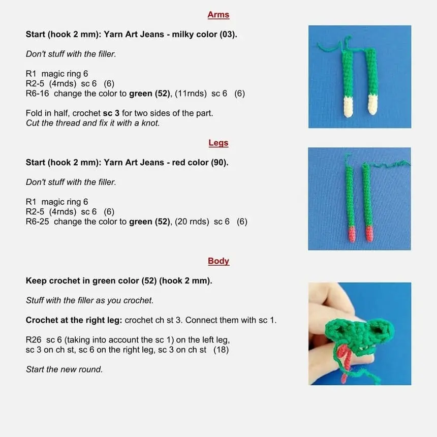 Crochet Christmas tree doll pattern