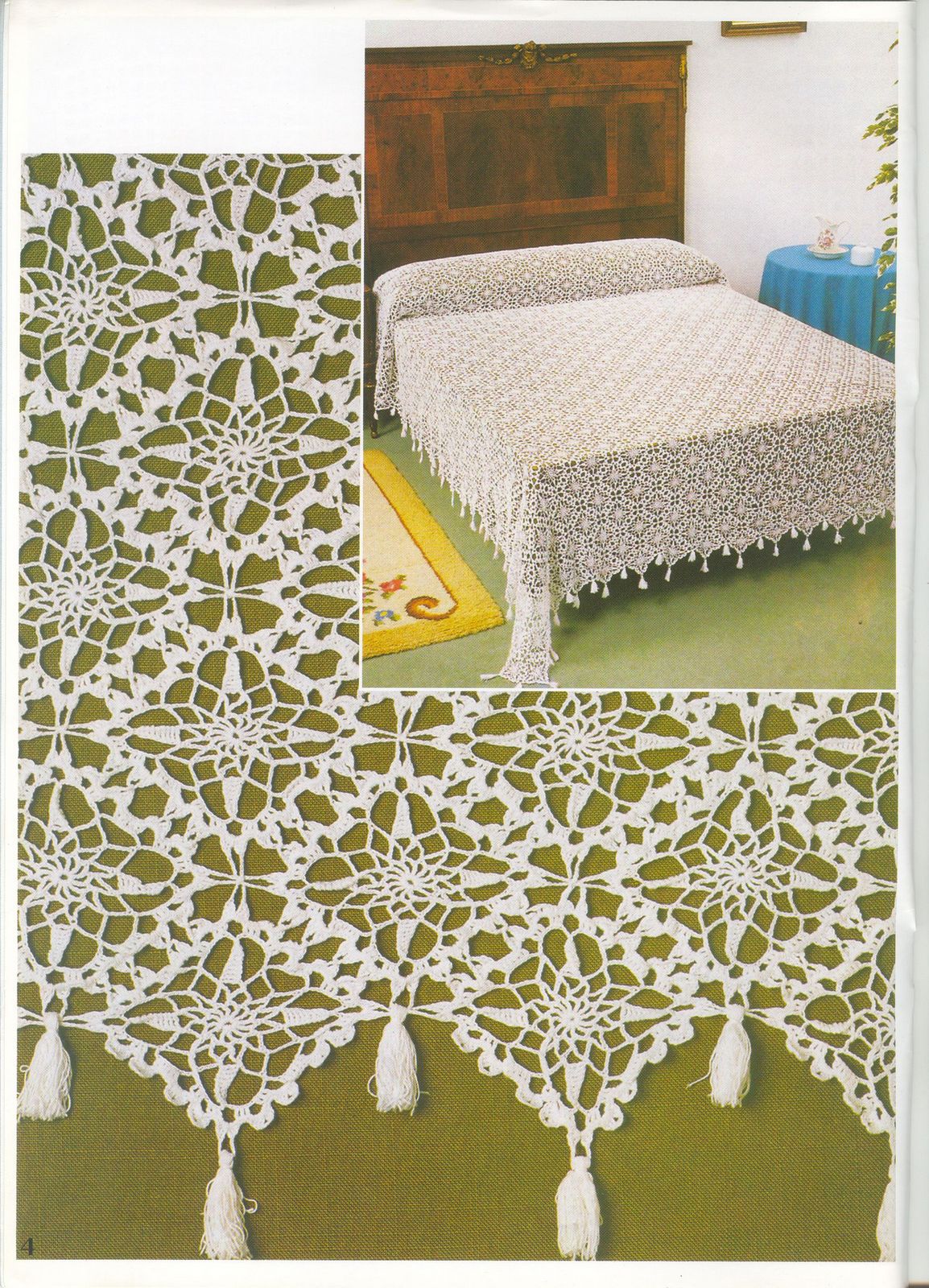 2 Lace Crochet Bedspread Patterns to Try