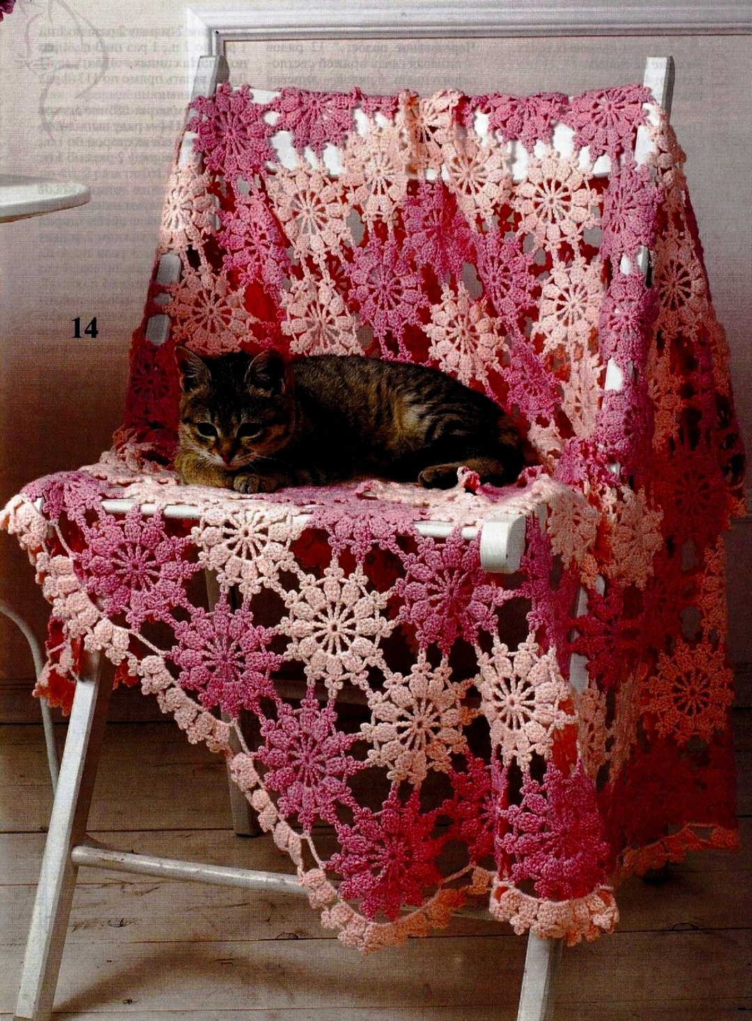 Lace Crochet Circle Throw