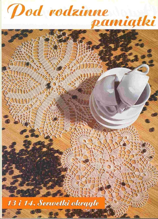Crochet Doily Duo Patterns