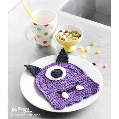 Scary Gary Crochet Dishcloth
