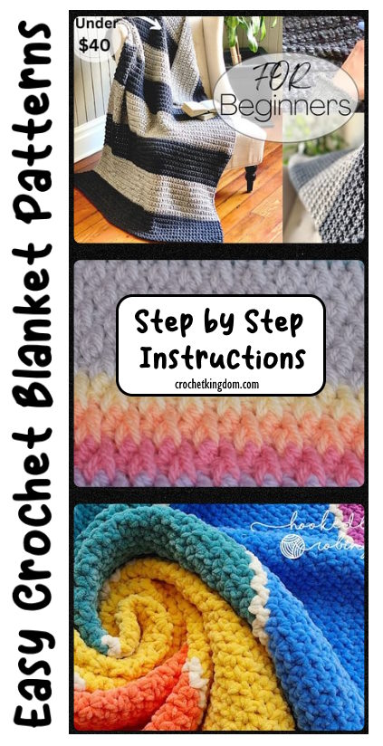 Easy Crochet Blanket Patterns with Step-by-Step Instructions