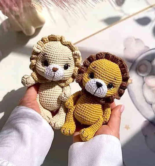 Amigurumi Cute Lion Free Crochet Pattern
