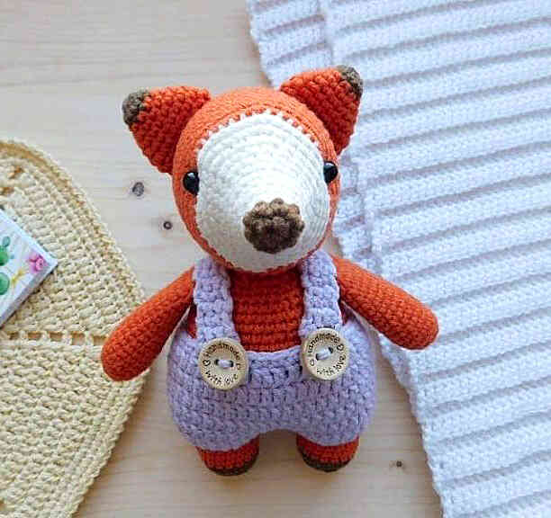 Amigurumi Fox In Pants Free Crochet Pattern