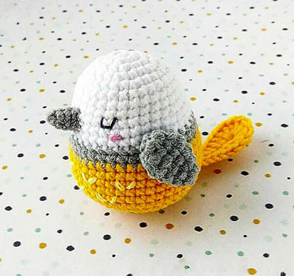 Amigurumi Cute Bird Free Crochet Pattern
