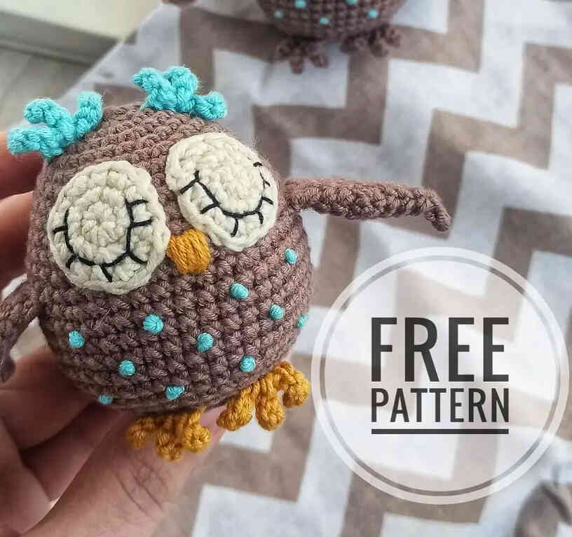Amigurumi Cute Owl Free Crochet Pattern