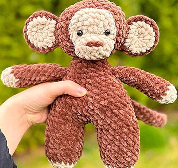 Amigurumi Cute Monkey Free Crochet Pattern