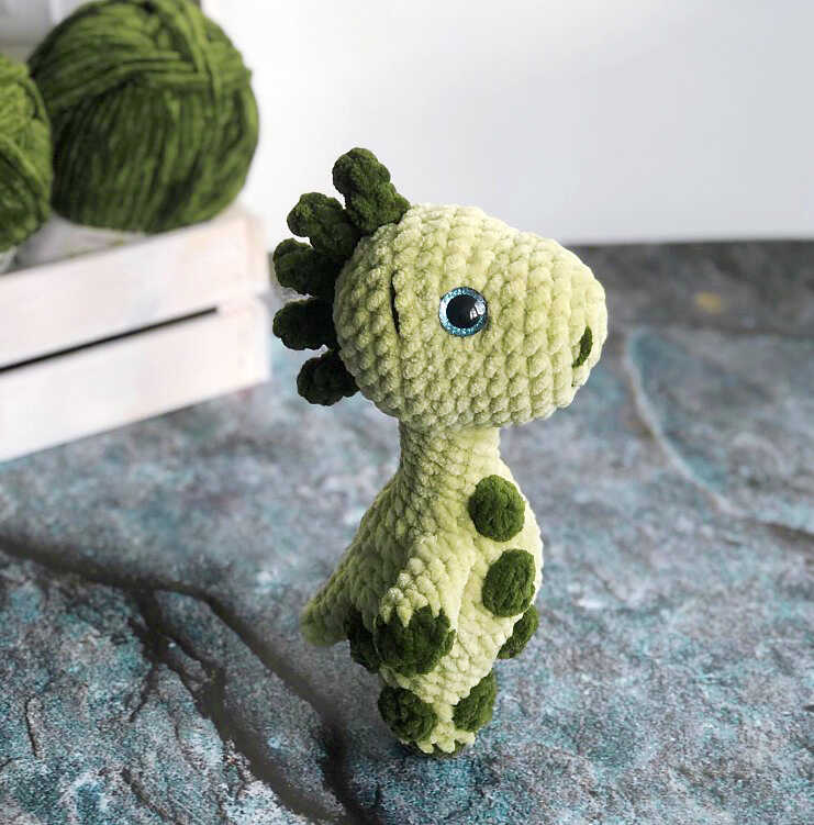 Amigurumi Dinosaur Crochet Free Pattern