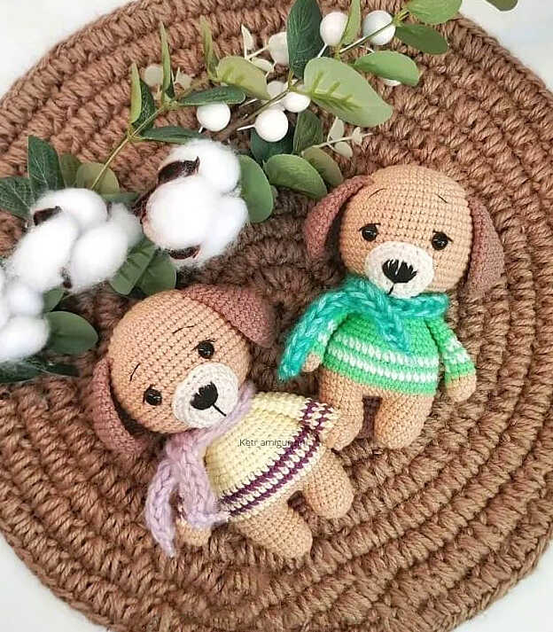Crochet Dog Free Amigurumi Pattern