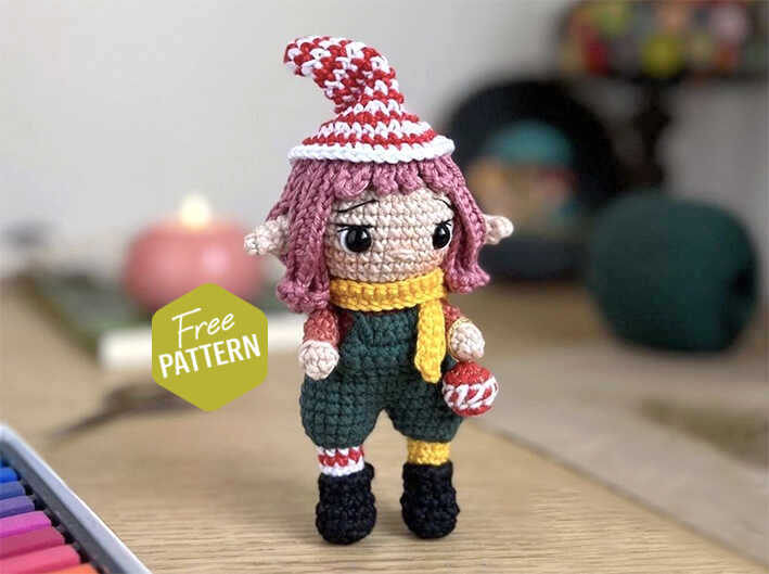 Christmas Elf Amigurumi - Free Crochet Pattern
