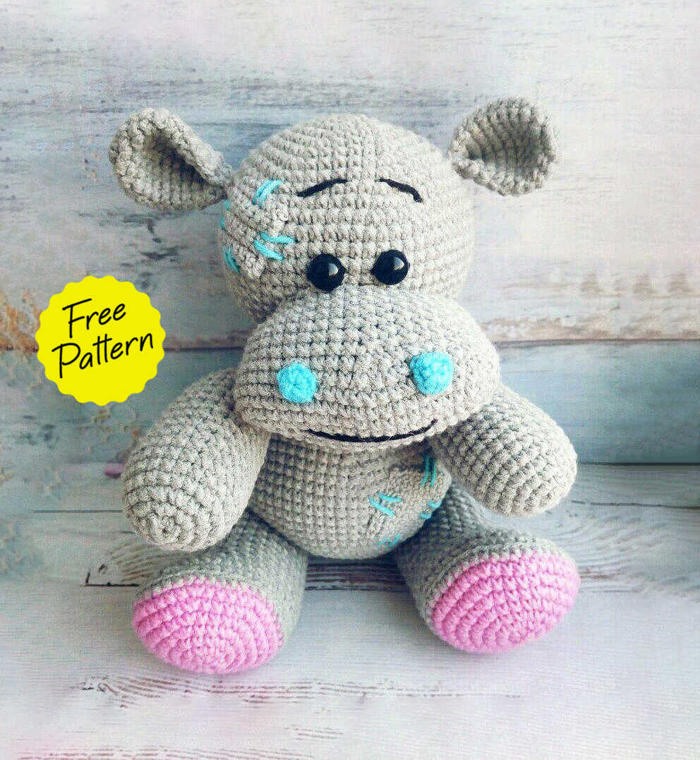Amigurumi Hippo Free Pattern