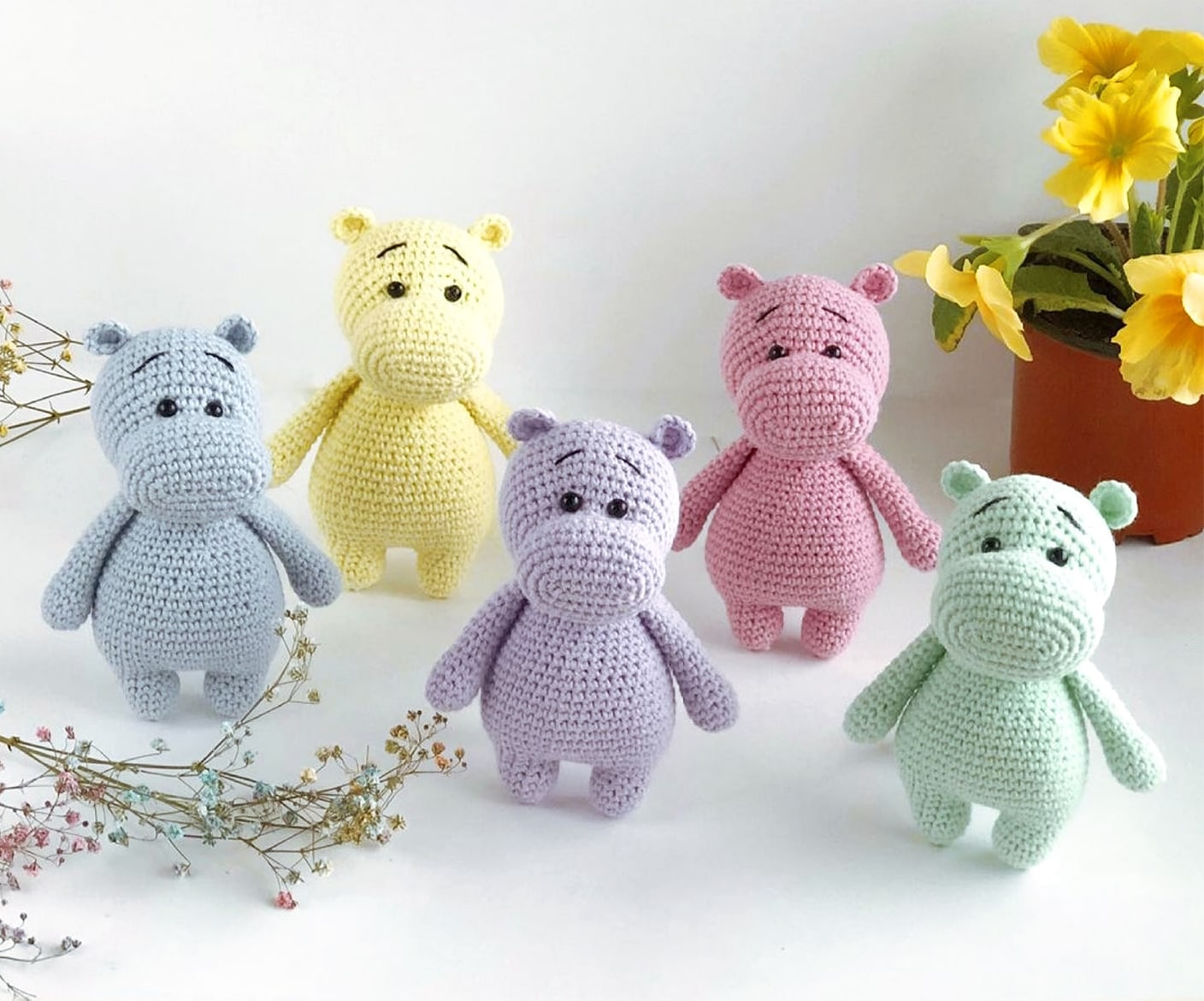 Amigurumi Hippo Crochet Free Pattern