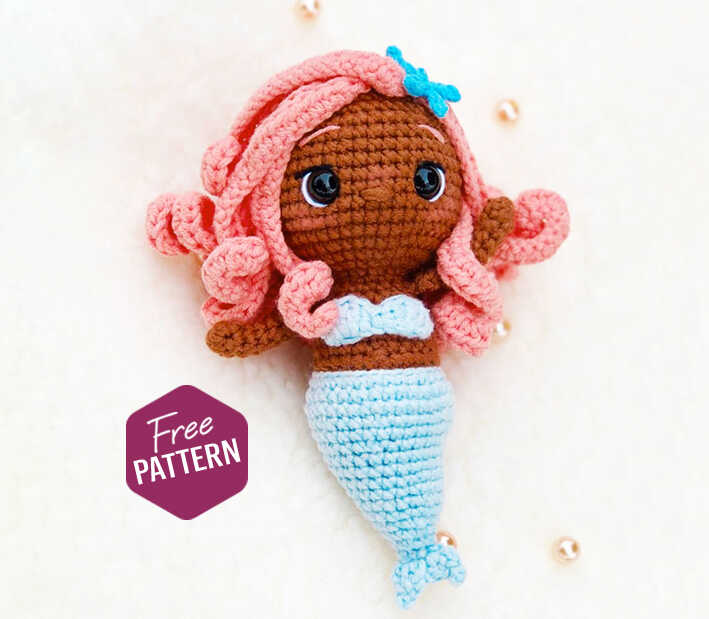 Mermaid Marina Crochet Free Amigurumi Pattern