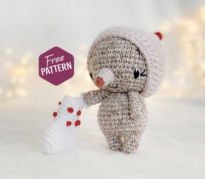 Free Crochet Little Mole Amigurumi Pattern