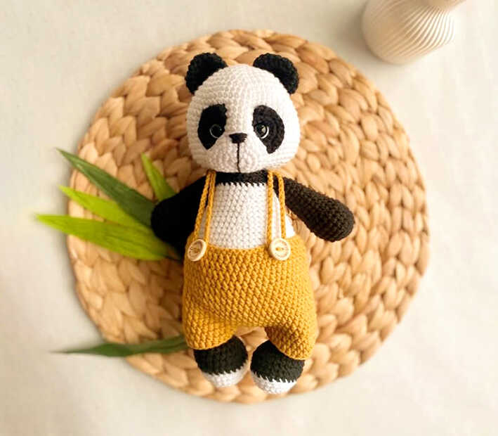 Amigurumi Cute Panda Crochet Free Pattern