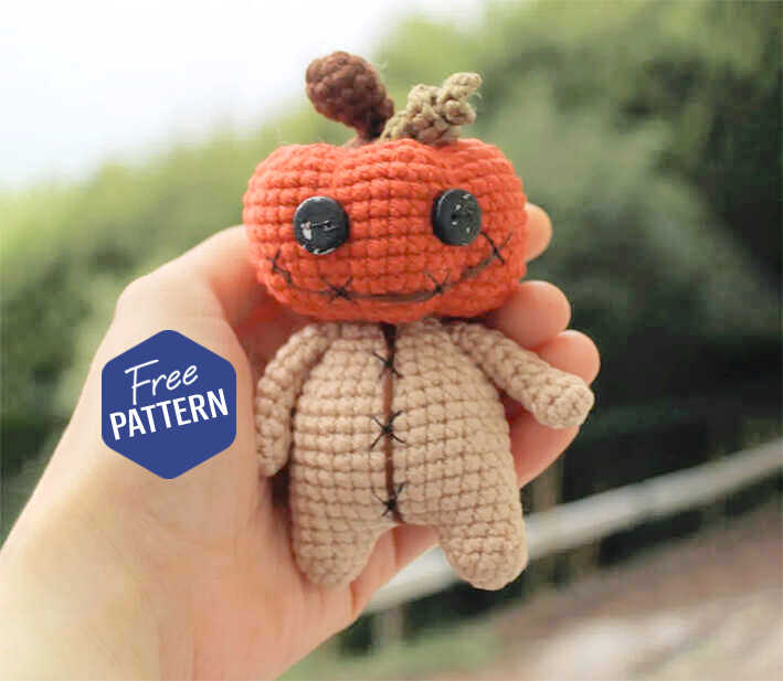 Pumpkin Doll Free Crochet Amigurumi Pattern