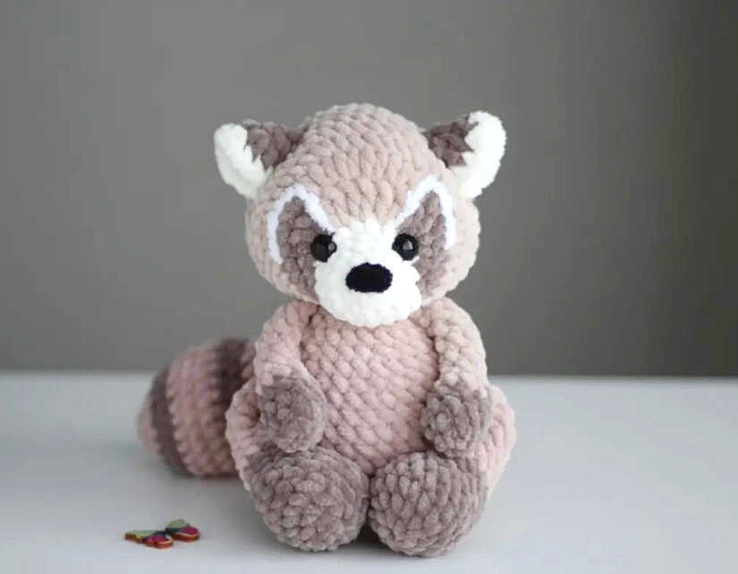 Amigurumi Cute Raccoon Free Pattern