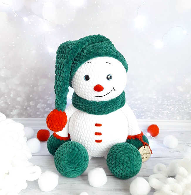 Amigurumi Snowman Crochet Free Pattern