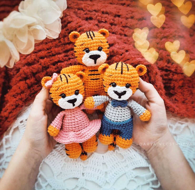 Amigurumi Tiger Crochet Free Pattern