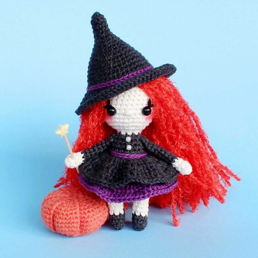 Cute Witch Amigurumi Free Pattern