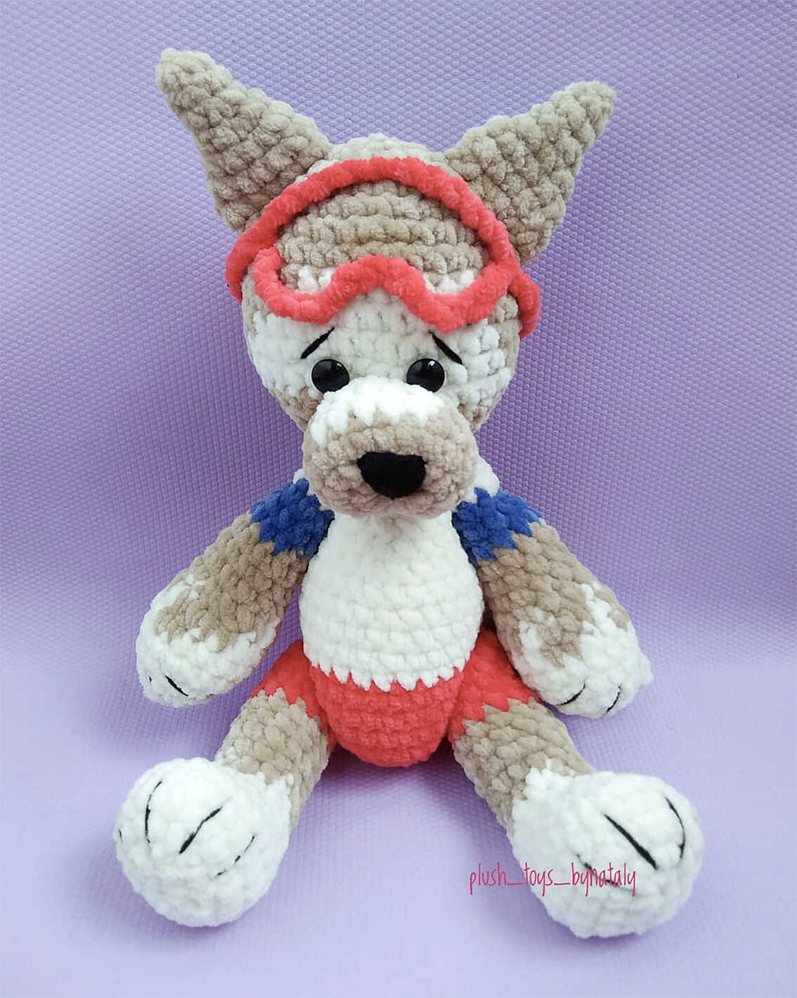 Amigurumi Cute Wolf Free Pattern
