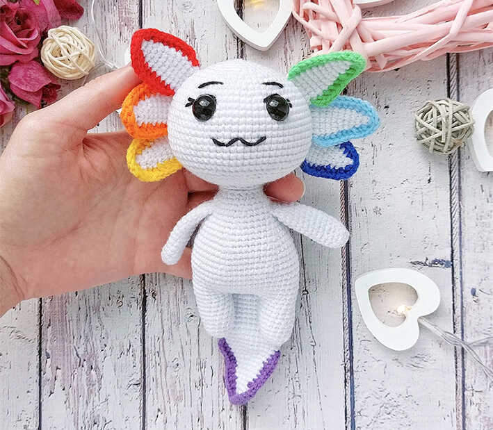 Amigurumi Axolotl Free Crochet Pattern